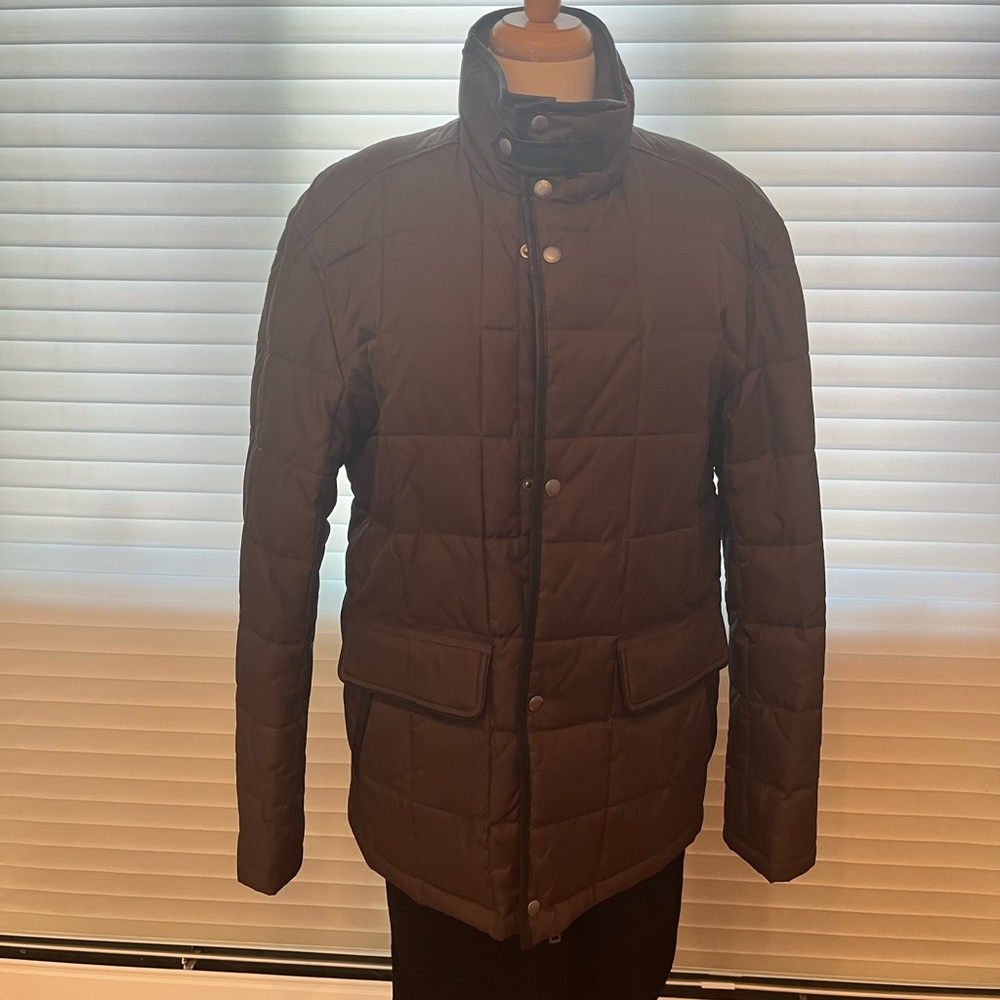 NWOT Cole Haan Men's Brown Puffer Jacket FREE SHIPPING!